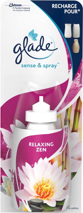 Glade Luchtverfrisser Sense&Spray Refill Relaxing Zen 18 ml