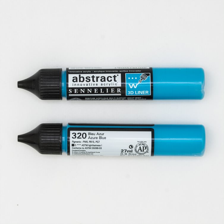 Sennelier Abstract Acrylverf 3D Liner 27 ml - Azuurblauw