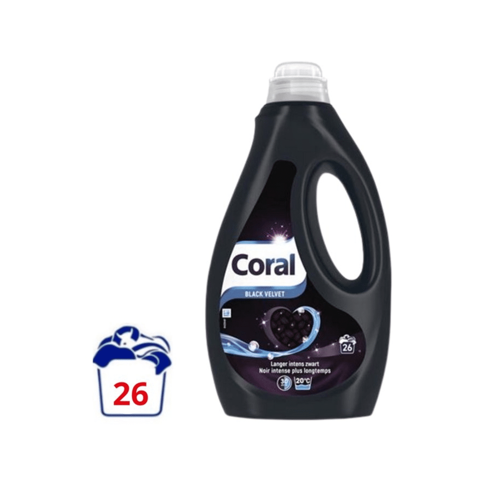 Coral Wasmiddel vloeibaar Black Velvet 1.17 l - 26 Scoops