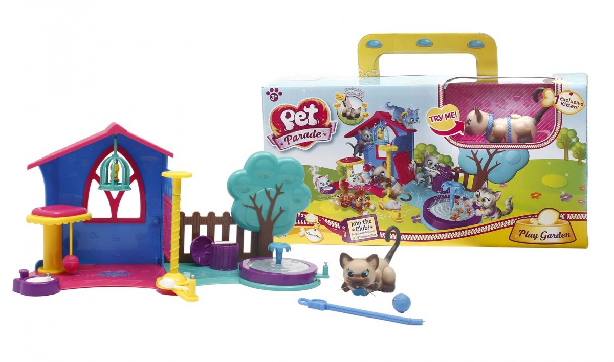 Pet Parade Koffer Playhouse Speelset met exclusieve Kat