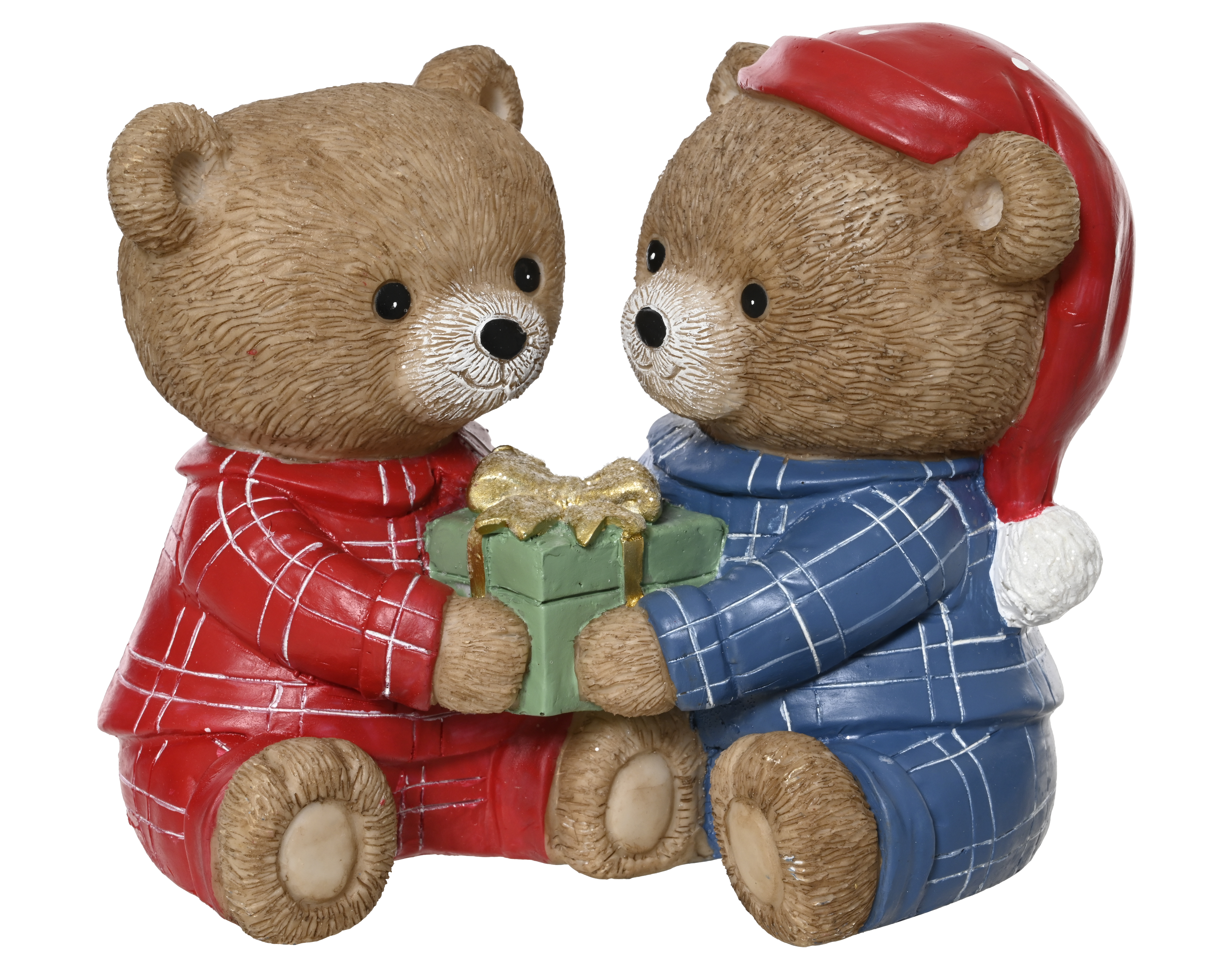Beren met Geschenk 17x10x14 cm