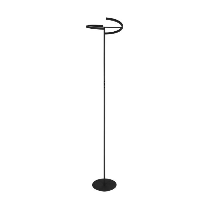 Eglo Vloerlamp Castelpoto 2x8.8W 1000lm 3000K 180cm Dimbaar Zwart