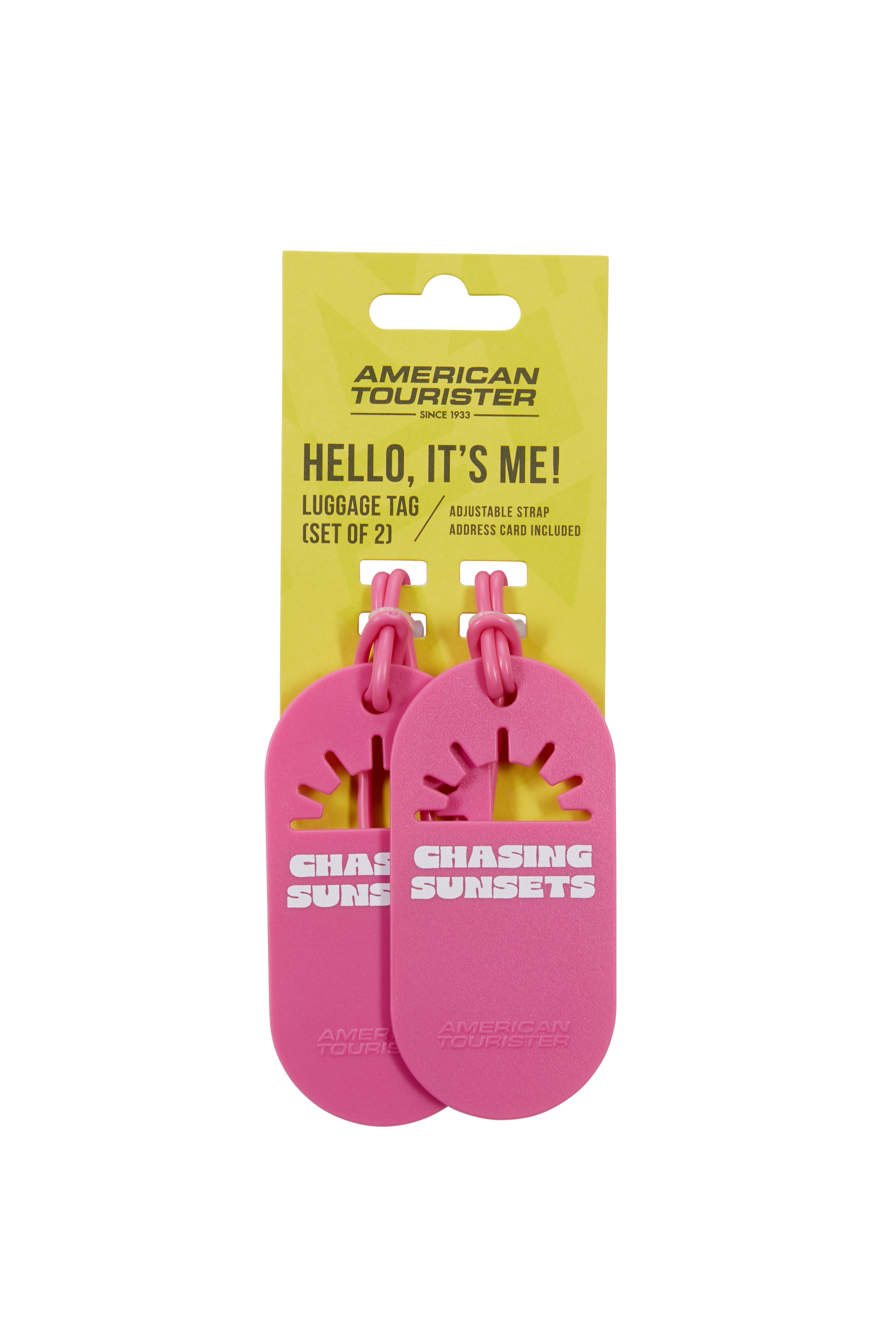 American Tourister Bagagelabel Fun Chasing Sunsets 5.5x8 cm
