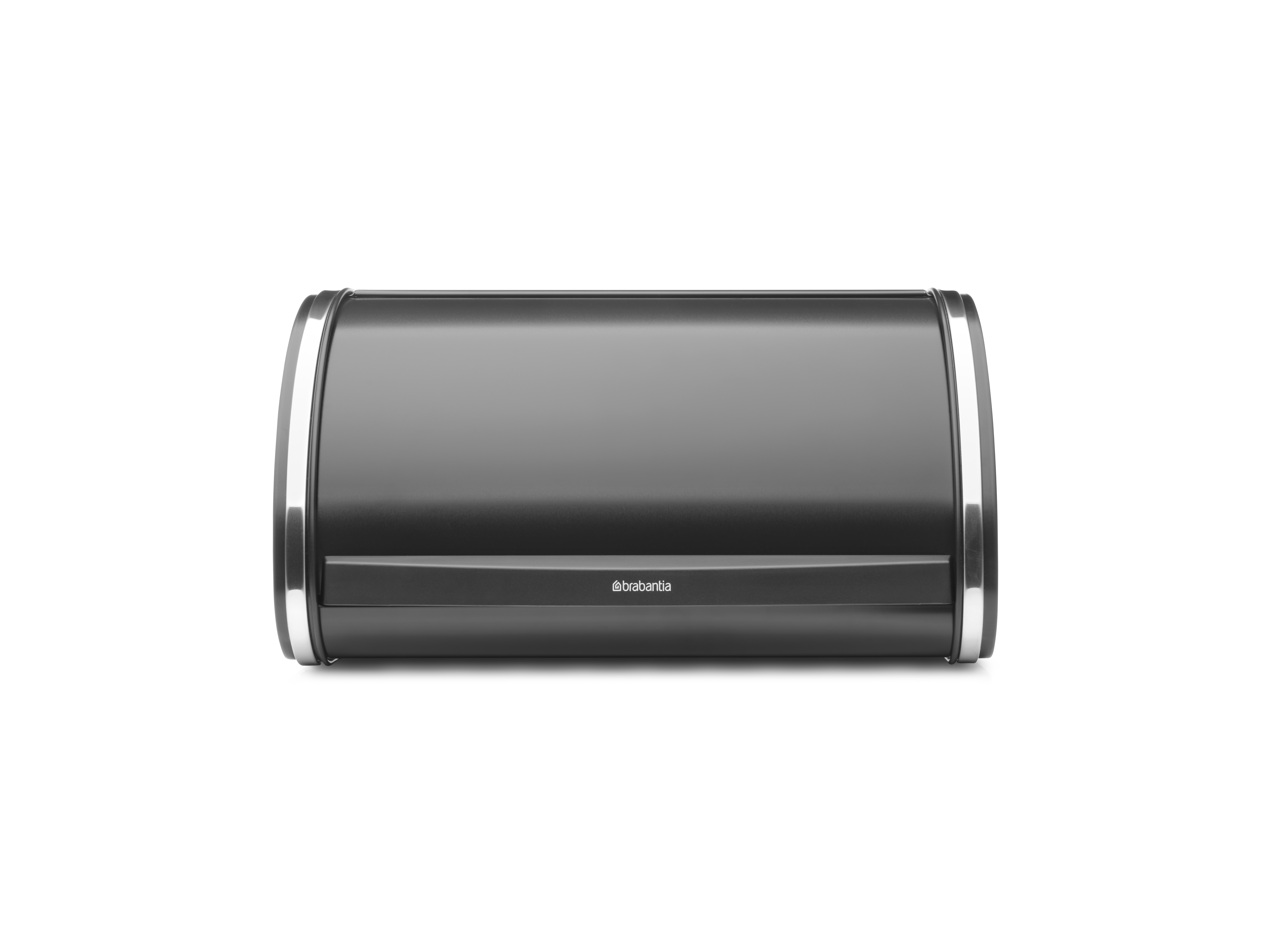 Brabantia Broodtrommel met Schuifdeksel Medium Matt Black - RVS - 31.6x26.5x17.3 cm