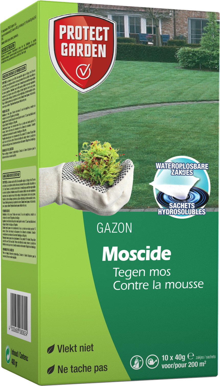 Protect Garden Moscide 400gr (40x10gr) Ook tegen Mos in Gazons