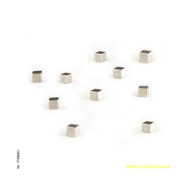 Trendform Magneten - Kubiq - Silver 10stuks