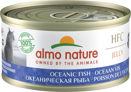 Kattenvoer almo nature blik 70gr Oceaan Vis