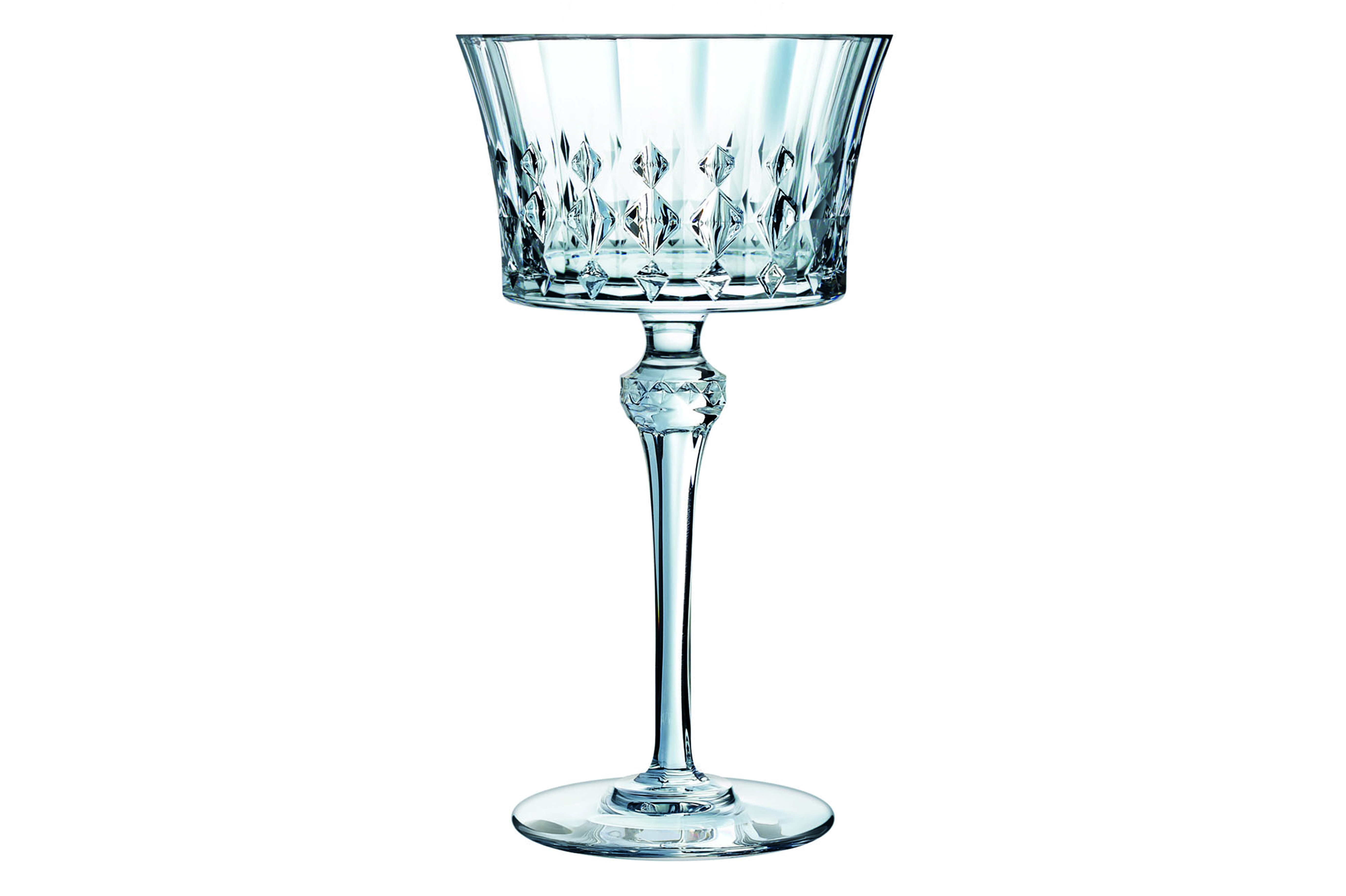 Cristal d'Arques Cocktailglas Lady Diamond 23cl set 4 stuks - 10x18 cm