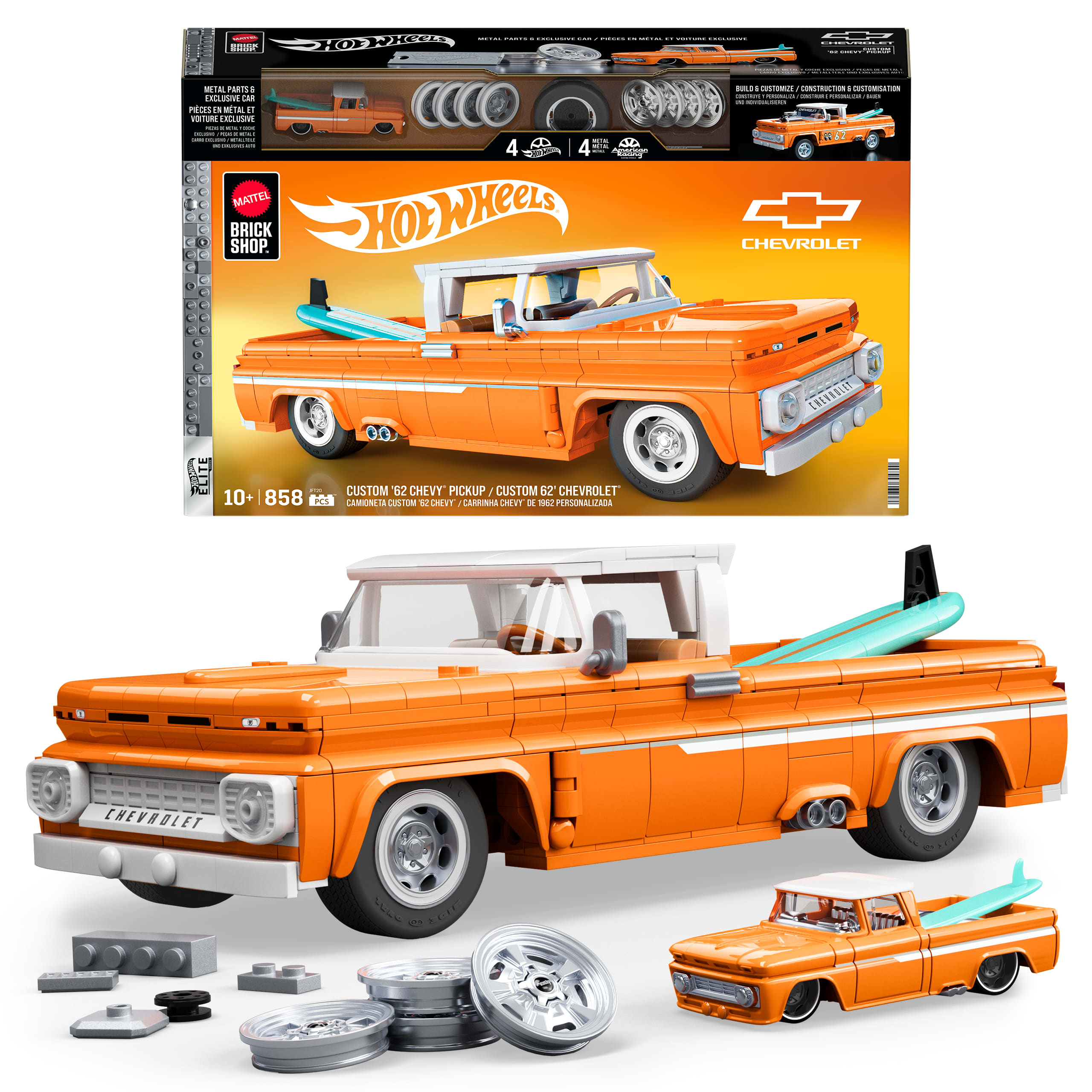 Mattel Brick Shop Hot Wheels Custom '62 Chevy Pickup Mattel Brick Shop Hot Wheels Custom '62 Chevy Pickup