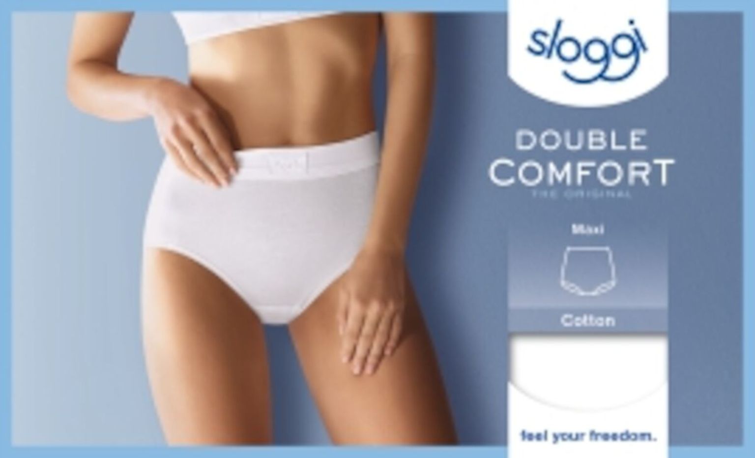 Sloggi Double Comfort Dames T Maxi Zwart