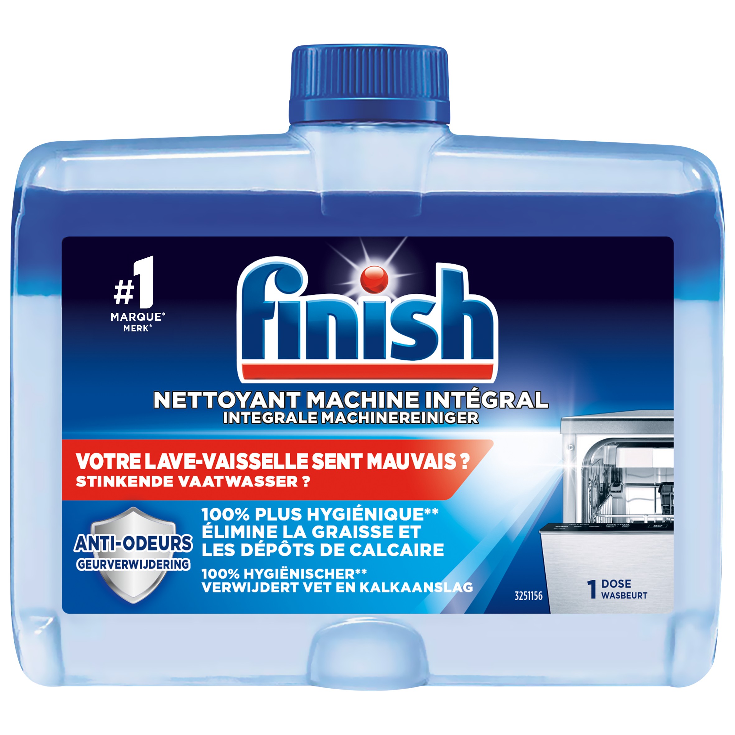 Finish Vaatwasmachinereiniger Regular Integral 250 ml