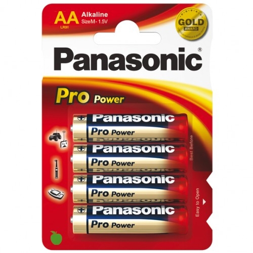 Panasonic Pro Power Batterij AA LR6 1.5V Alkaline - 4 stuks