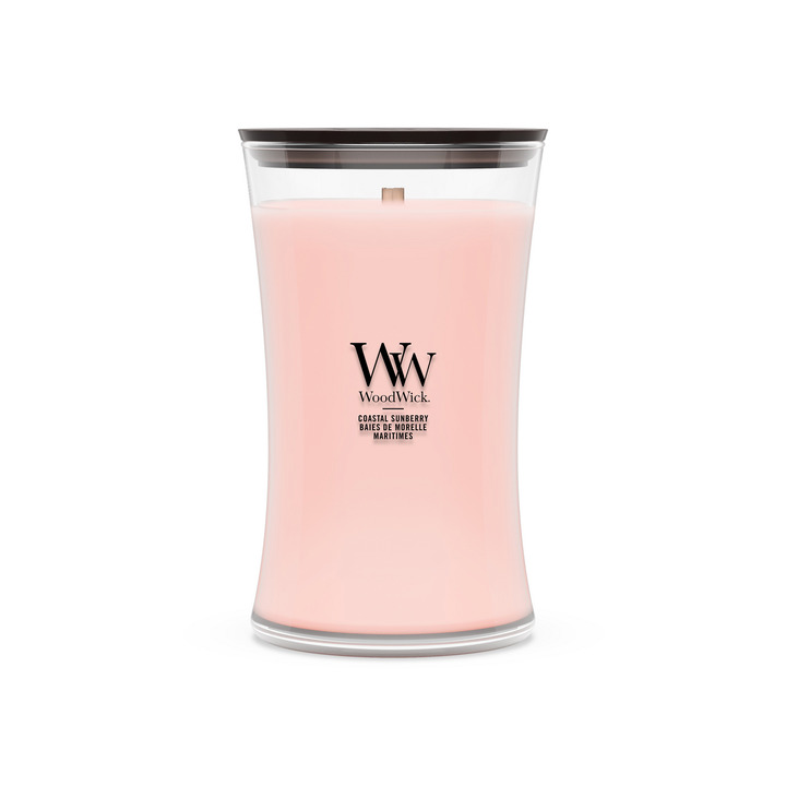 Woodwick Kaars Coastal Sunberry Large - 10.2x17.8 cm - 130 Branduren