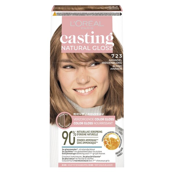 L'Oréal Casting Haarkleuring Creme Natural Gloss 723 Blond Amande