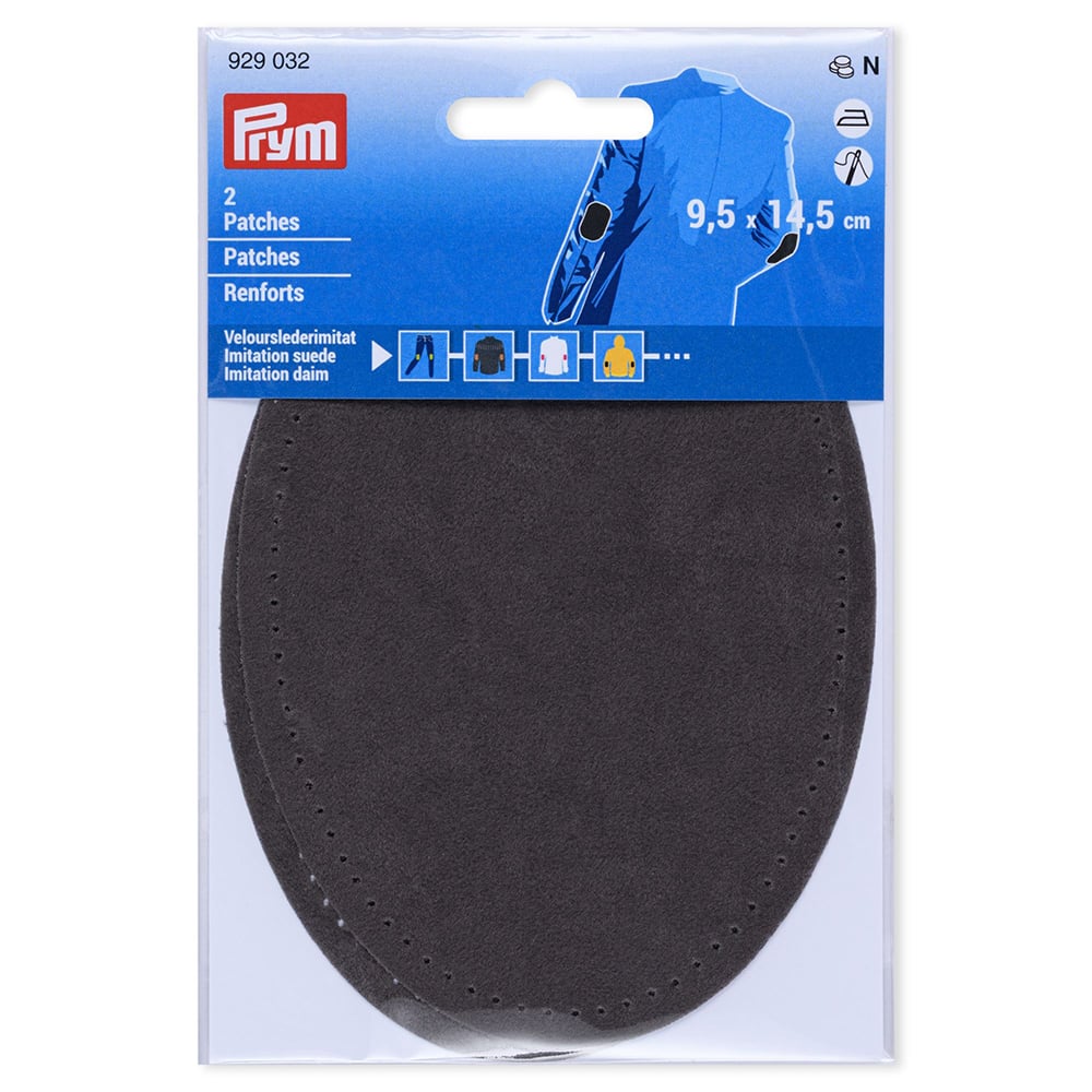 Prym Patches Imitatieleeropstrijkbaar 9,5x14,5cm M.Gr. 2 stuks