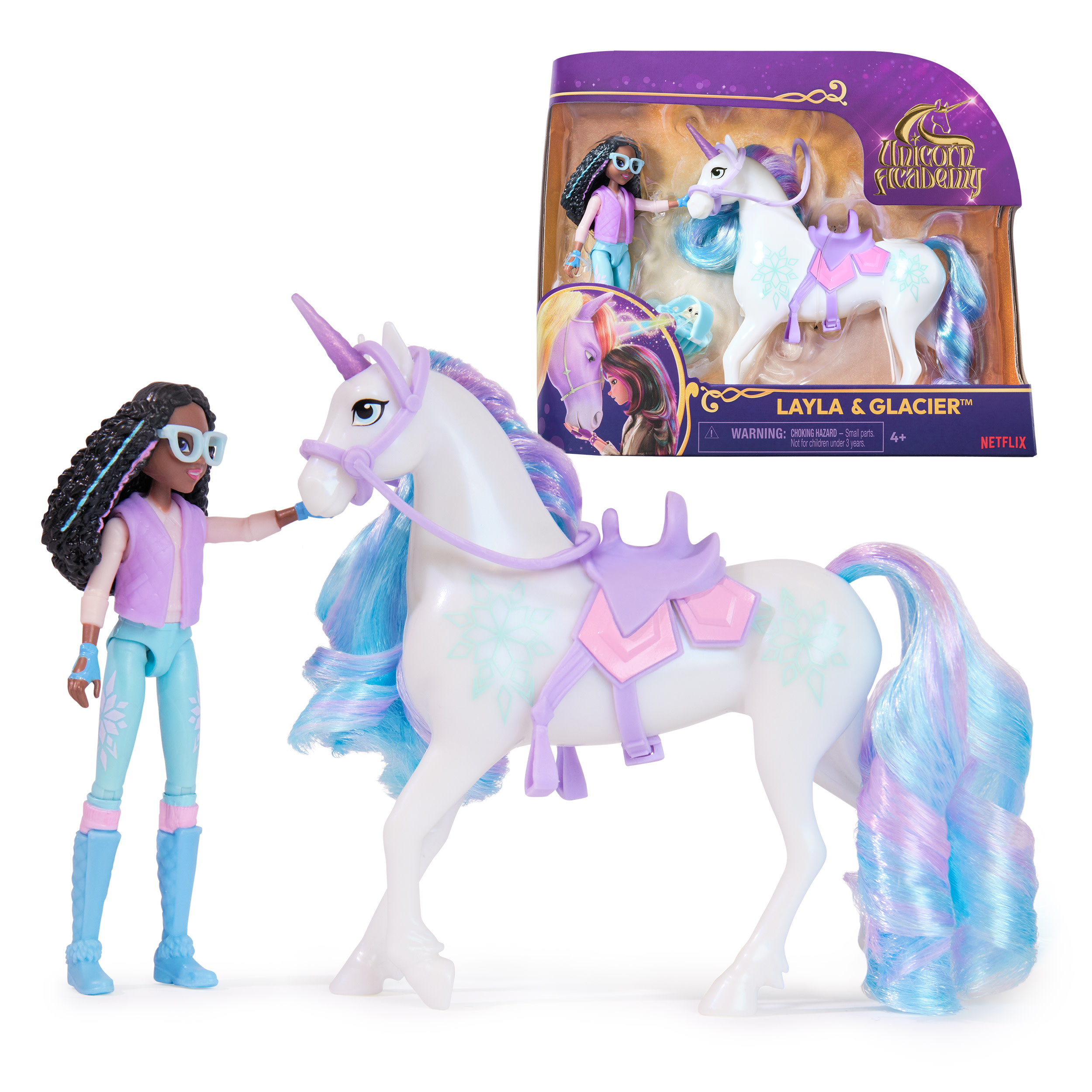 Unicorn Academy Pop Layla & Unicorn Glacier 11,5cm & 12,5cm