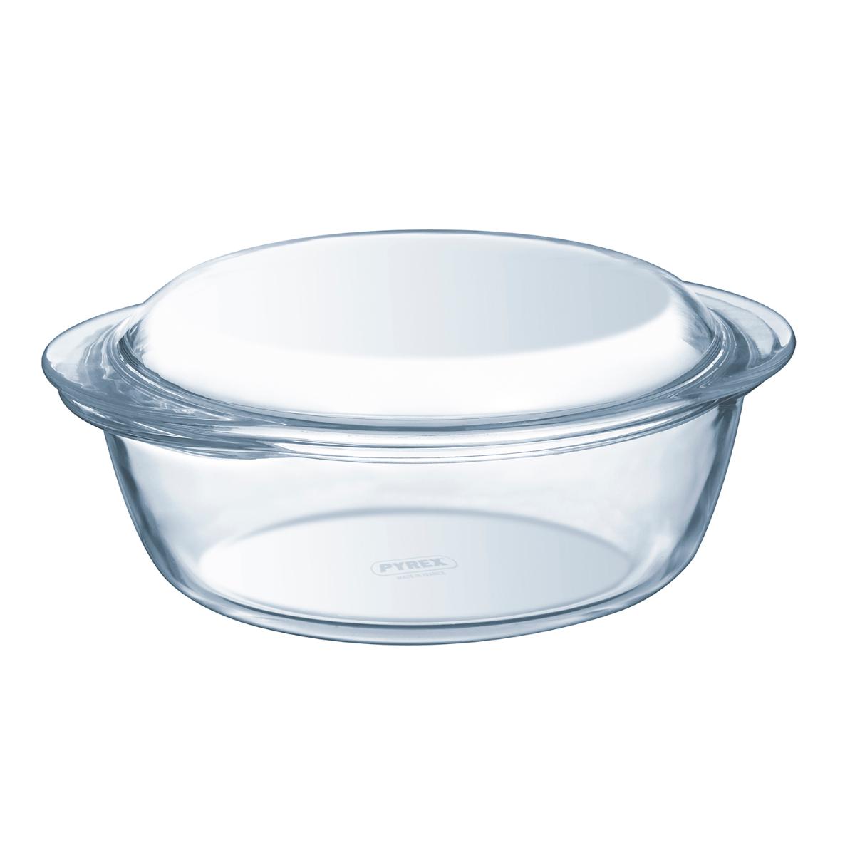 Pyrex Ovenschaal Essentials 23x24x11 cm met Deksel - Borosilicaatglas - 3l (2.2l + 0.8l)