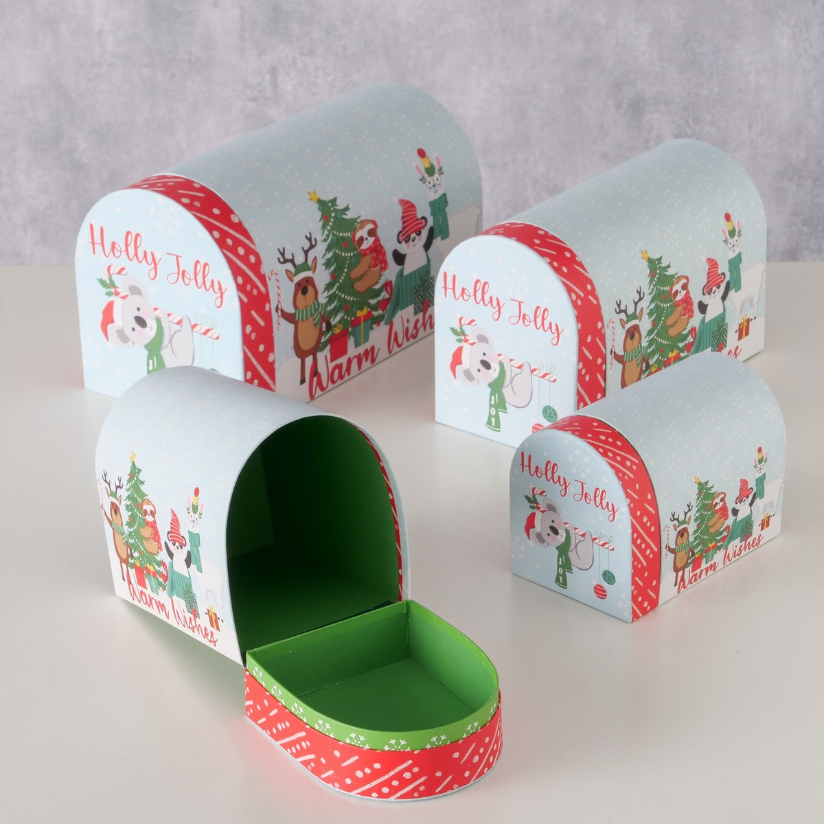 Geschenkdoos Hollyjolly 22.5x12x13 cm