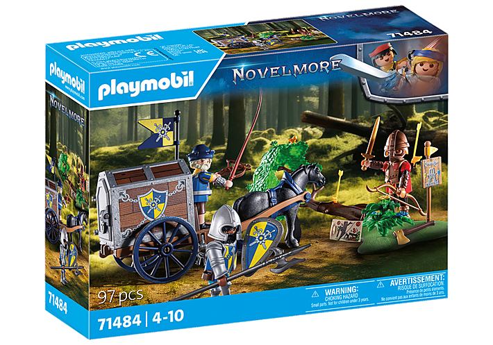 Playmobil Novelmore 71484 Overval op transportwagen
