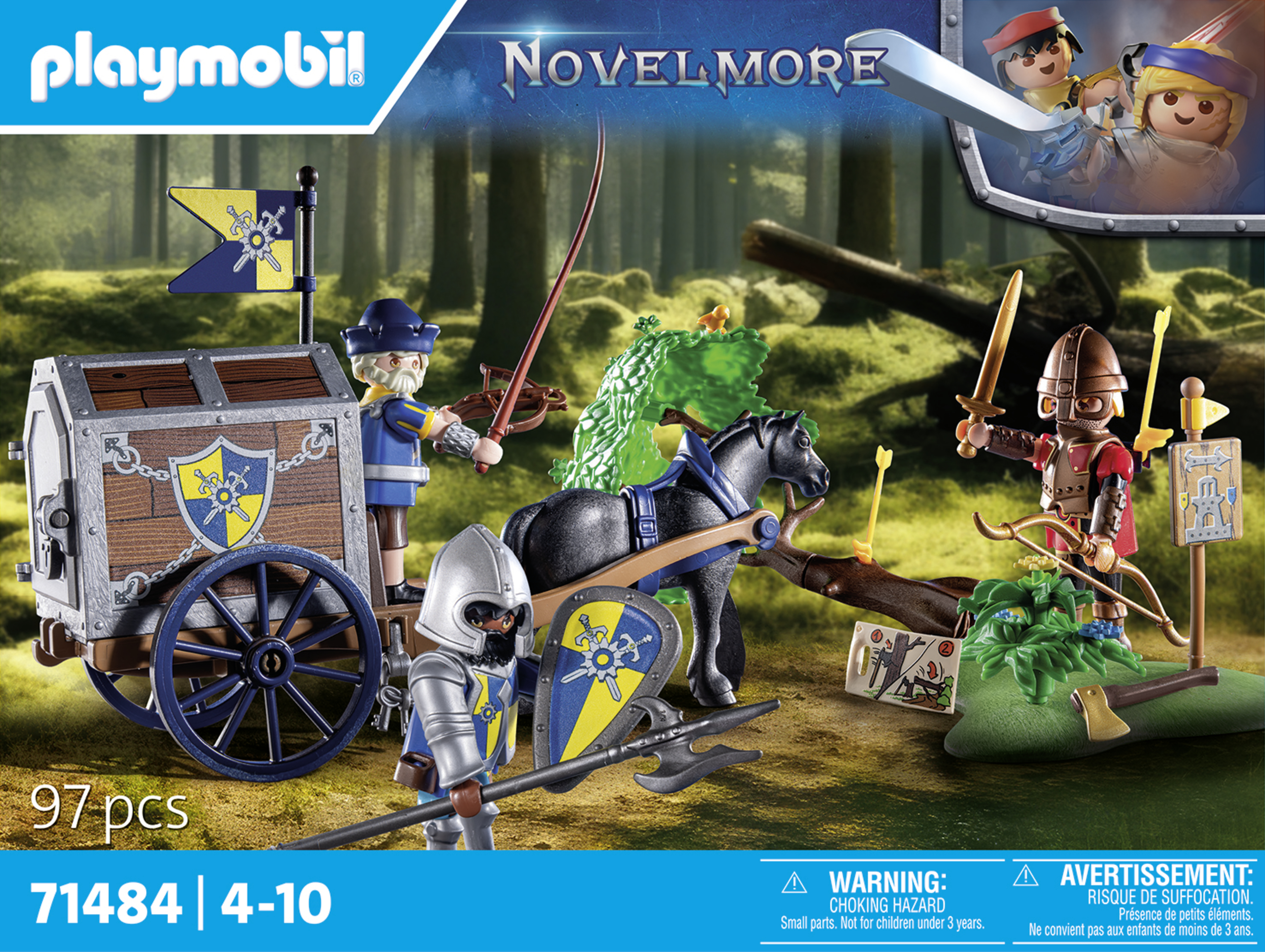 Playmobil Novelmore 71484 Overval op transportwagen