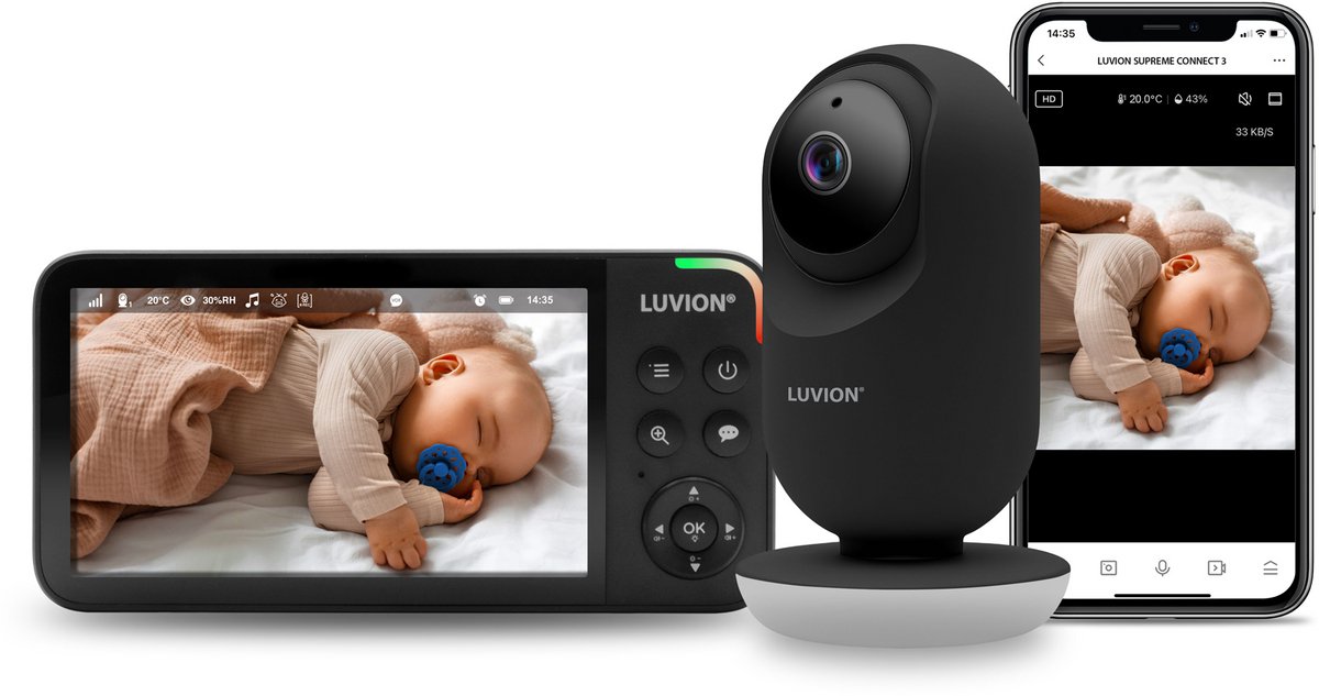 Luvion Camera Supreme Connect 3 Zwart