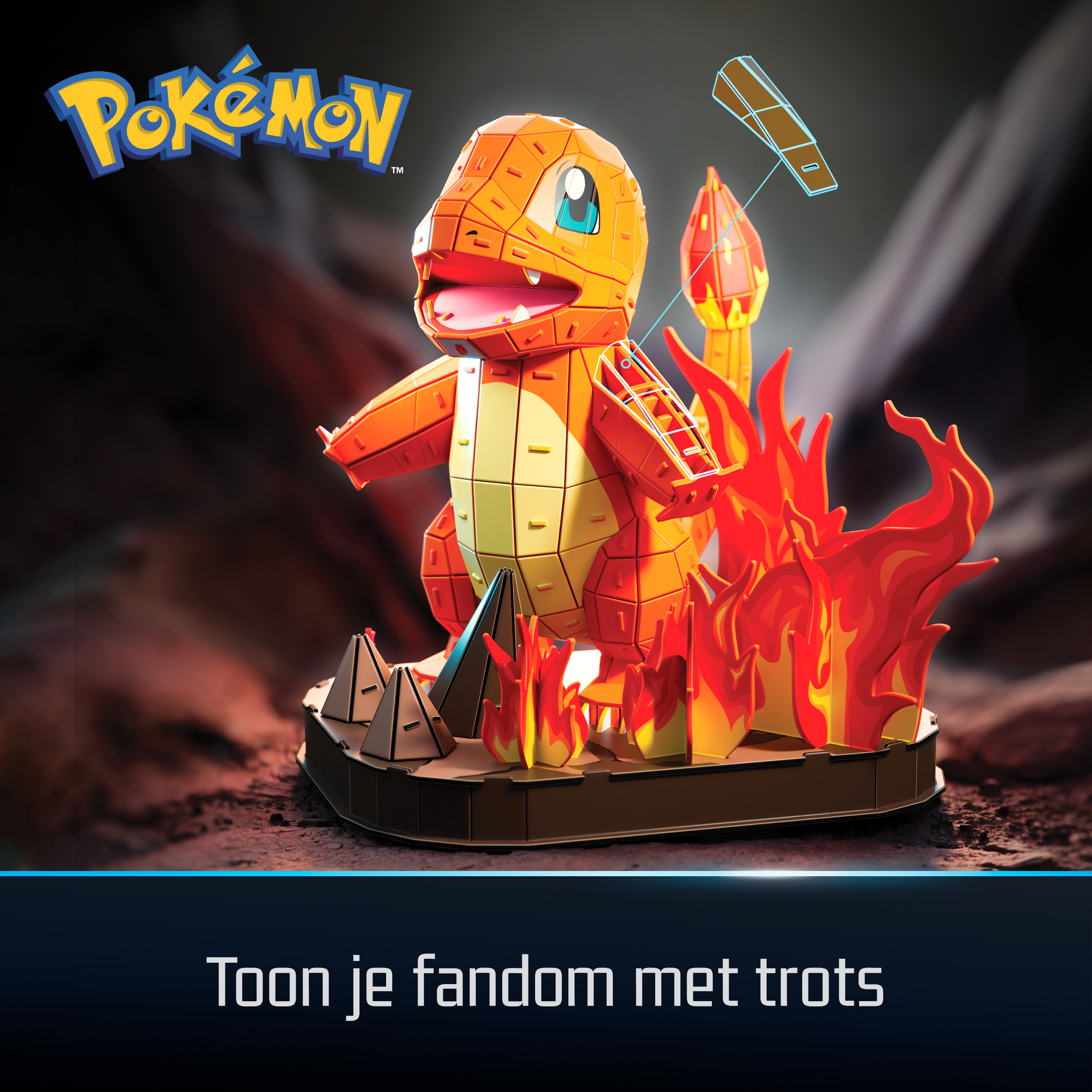 4D Build Pokemon - Charmander