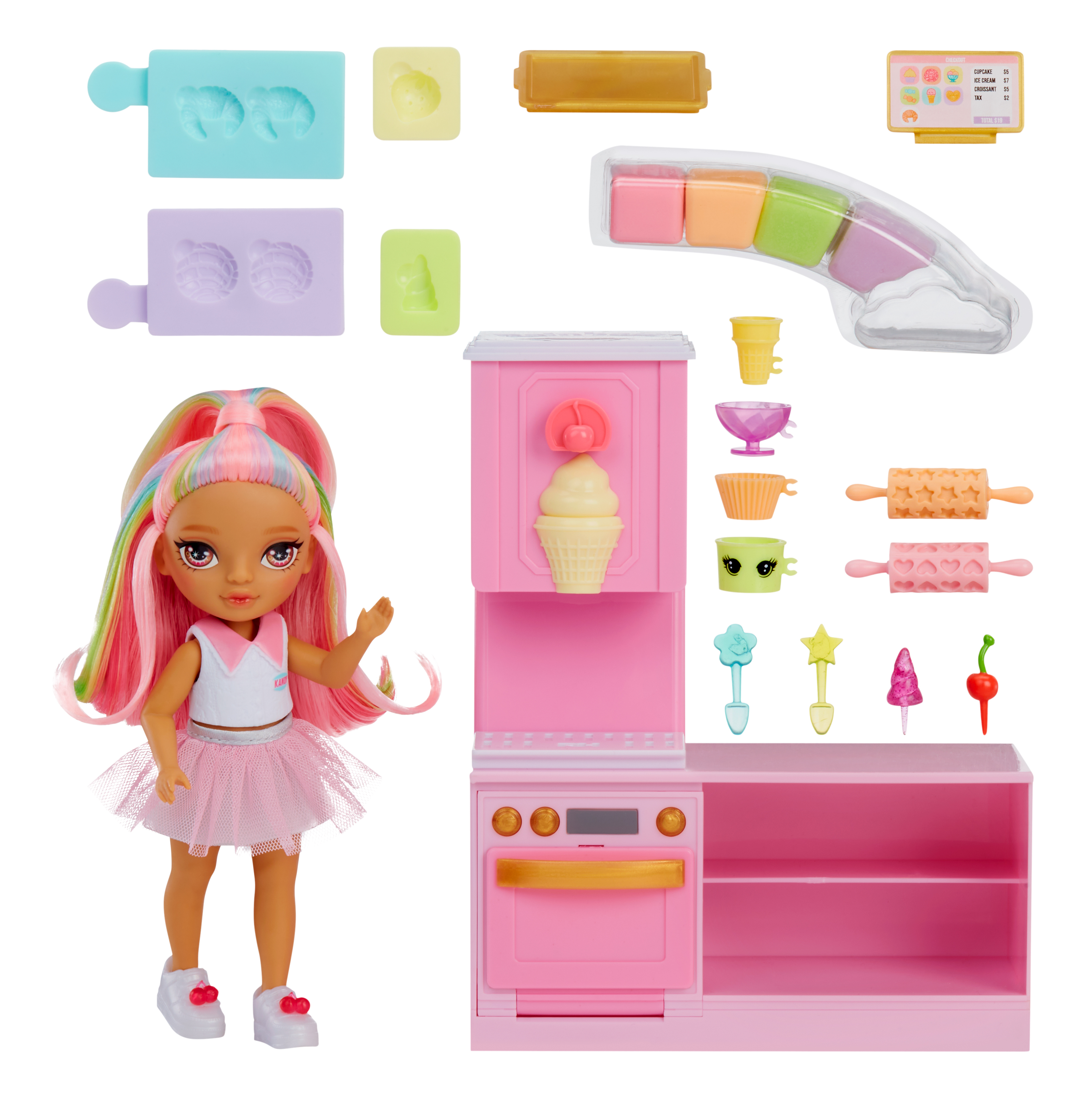 Rainbow High Little Dessert Shop with Kandy Playset + Doll