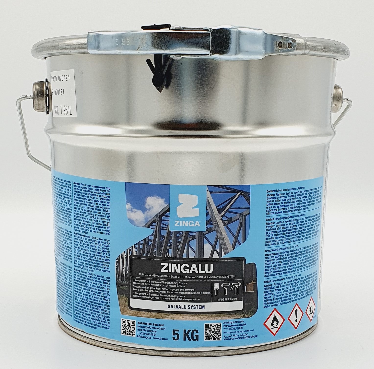 Esthetisch ZINGALU 5 kg Esthetisch Effect van warme Galvanisatie
