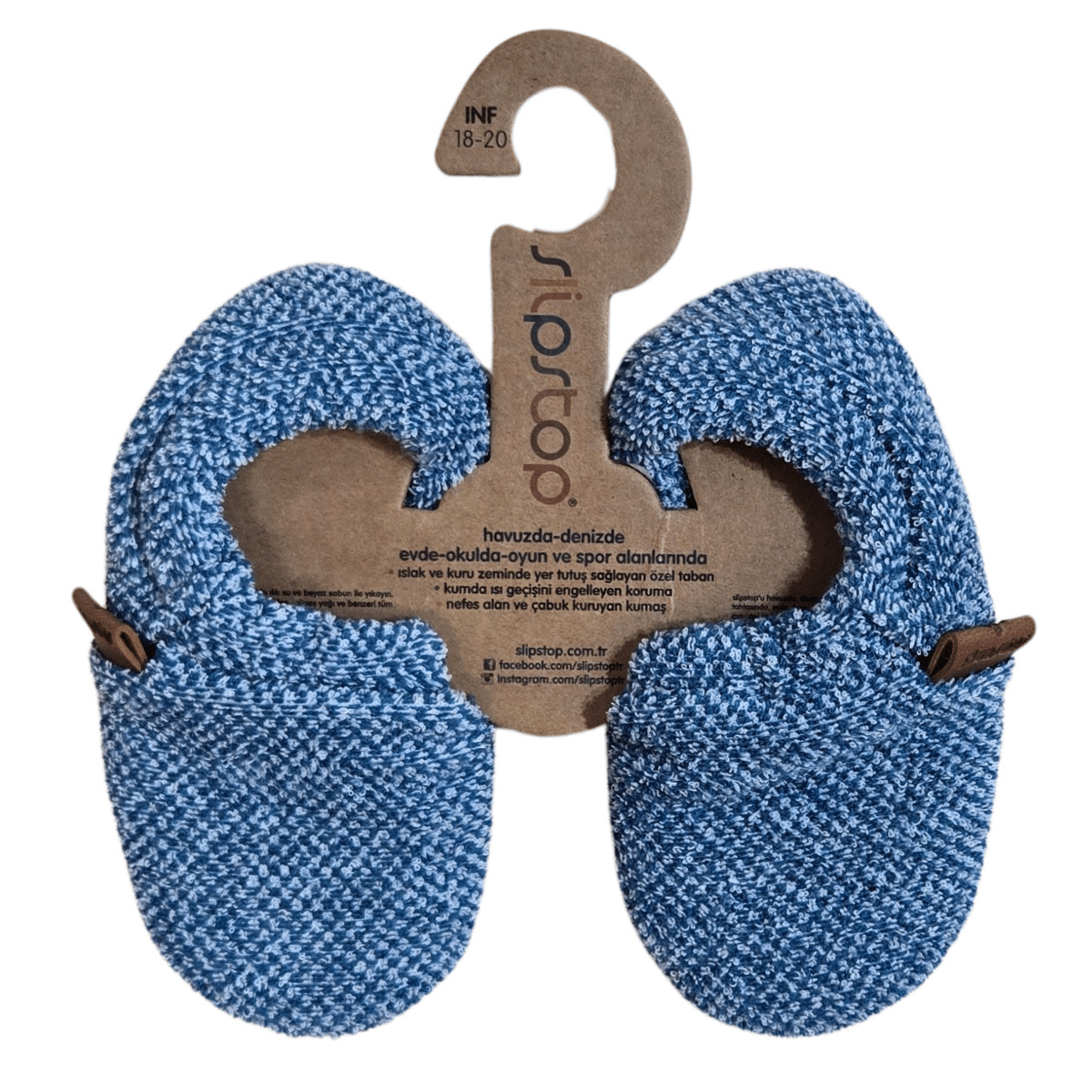 Slipstop Kids Bootie Petrol maat 22-23