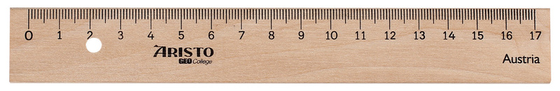 Aristo Liniaal Hout 17 cm