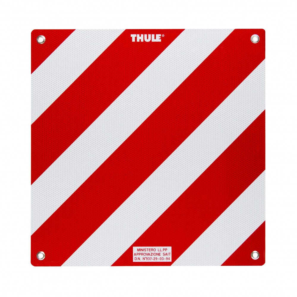 Thule Signaalbord Aluminium Voor aan fietsdrager (niet voor Spanje)