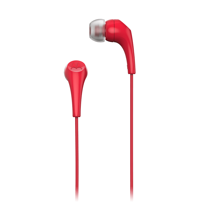 Motorola Earbuds 2 - Audio Oortjes met Microfoon - Rood