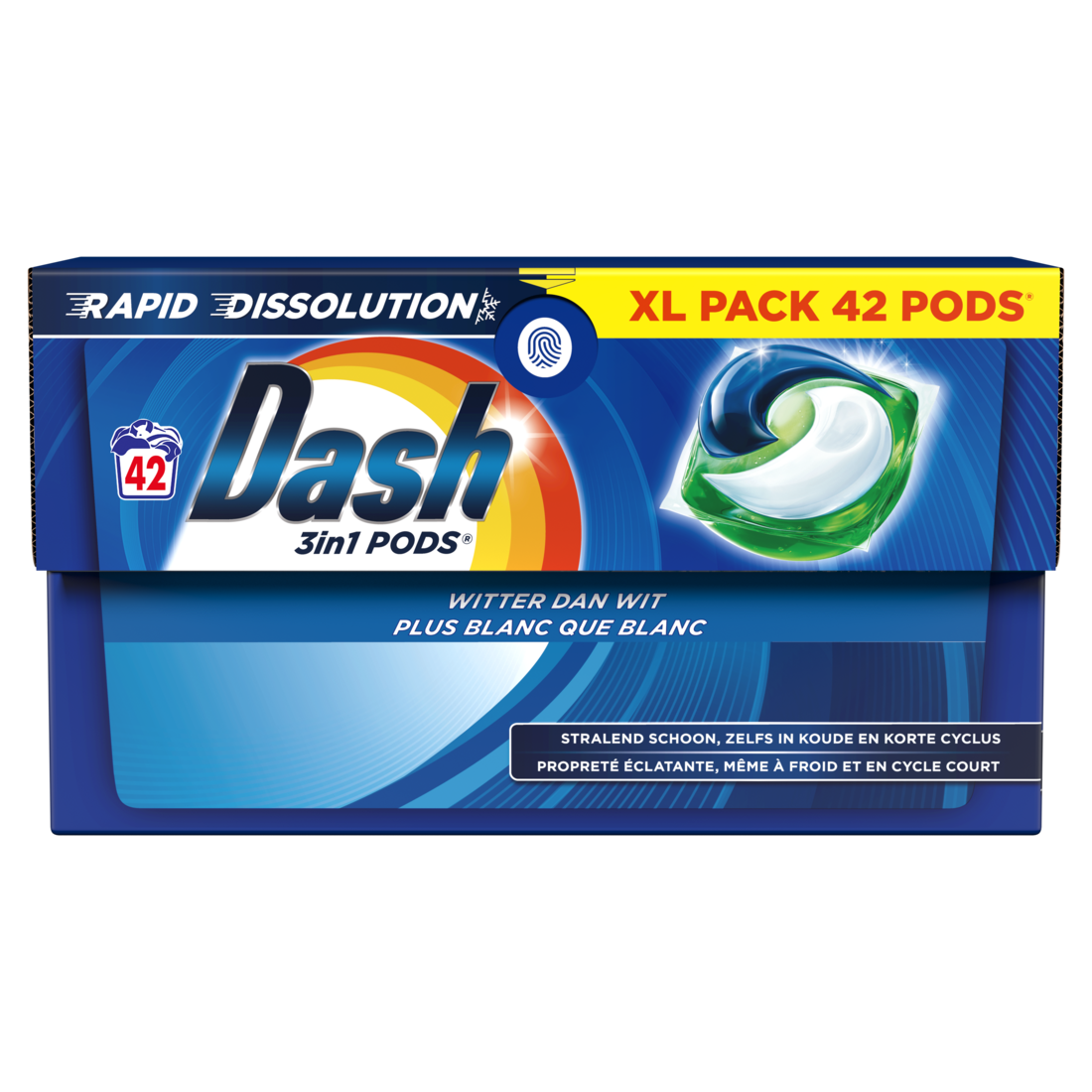 Dash Wasmiddel Pods Regular 42 stuks