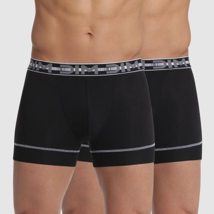 Dim Boxershort Heren 3D Stay and Fit 2 stuks Zwart - XXL