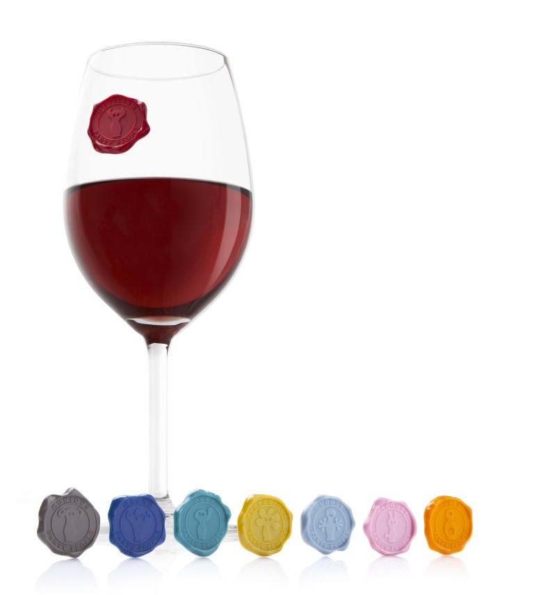 Vacu Vin Glasmarkeerders Classic - 8 stuks