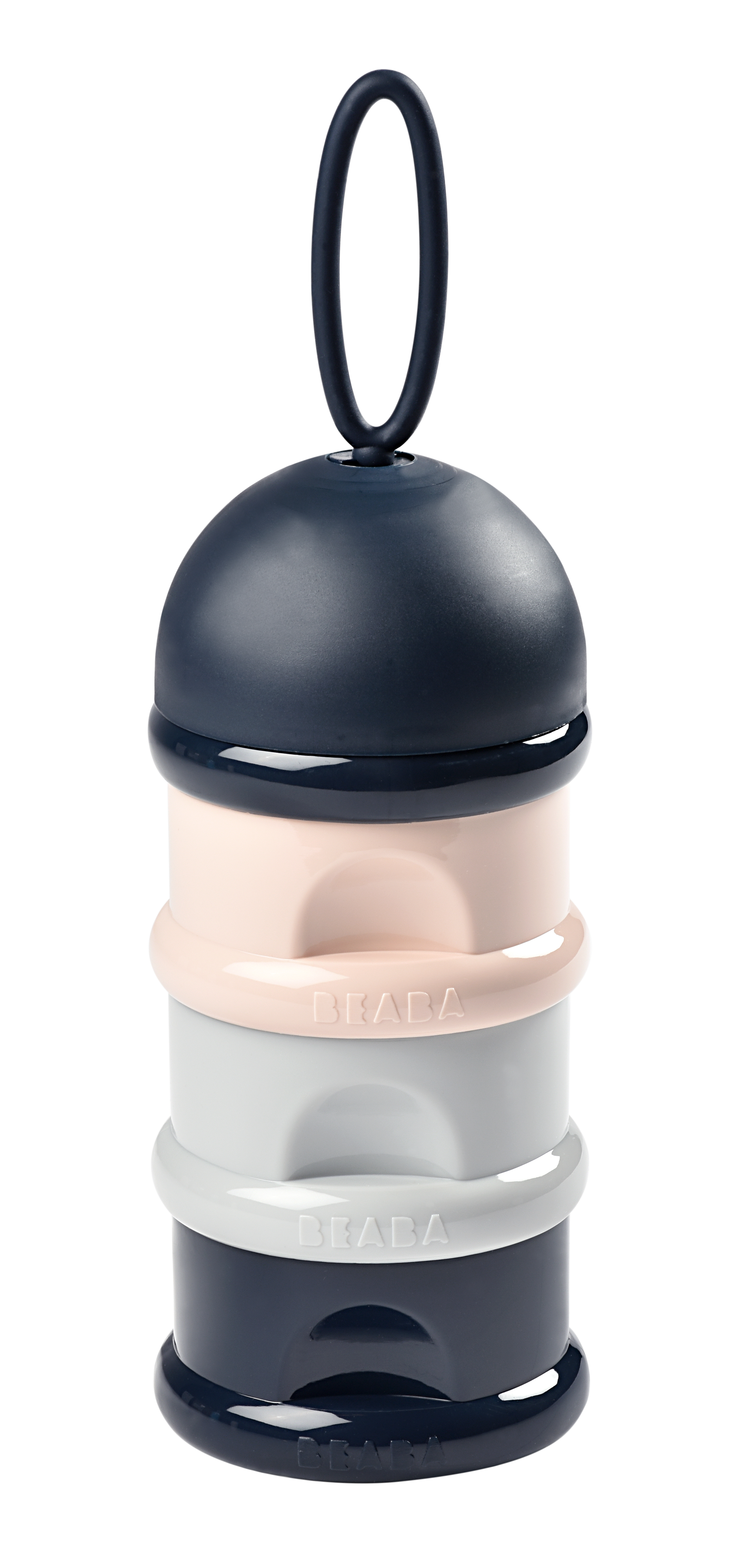 Beaba Doseerdozen stapelbaar 4-delig DarkBlue-Grey-Pink