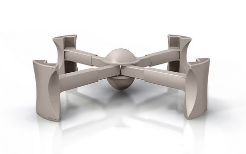 Kaboost Stoelverhoger Grijs 4-6 cm