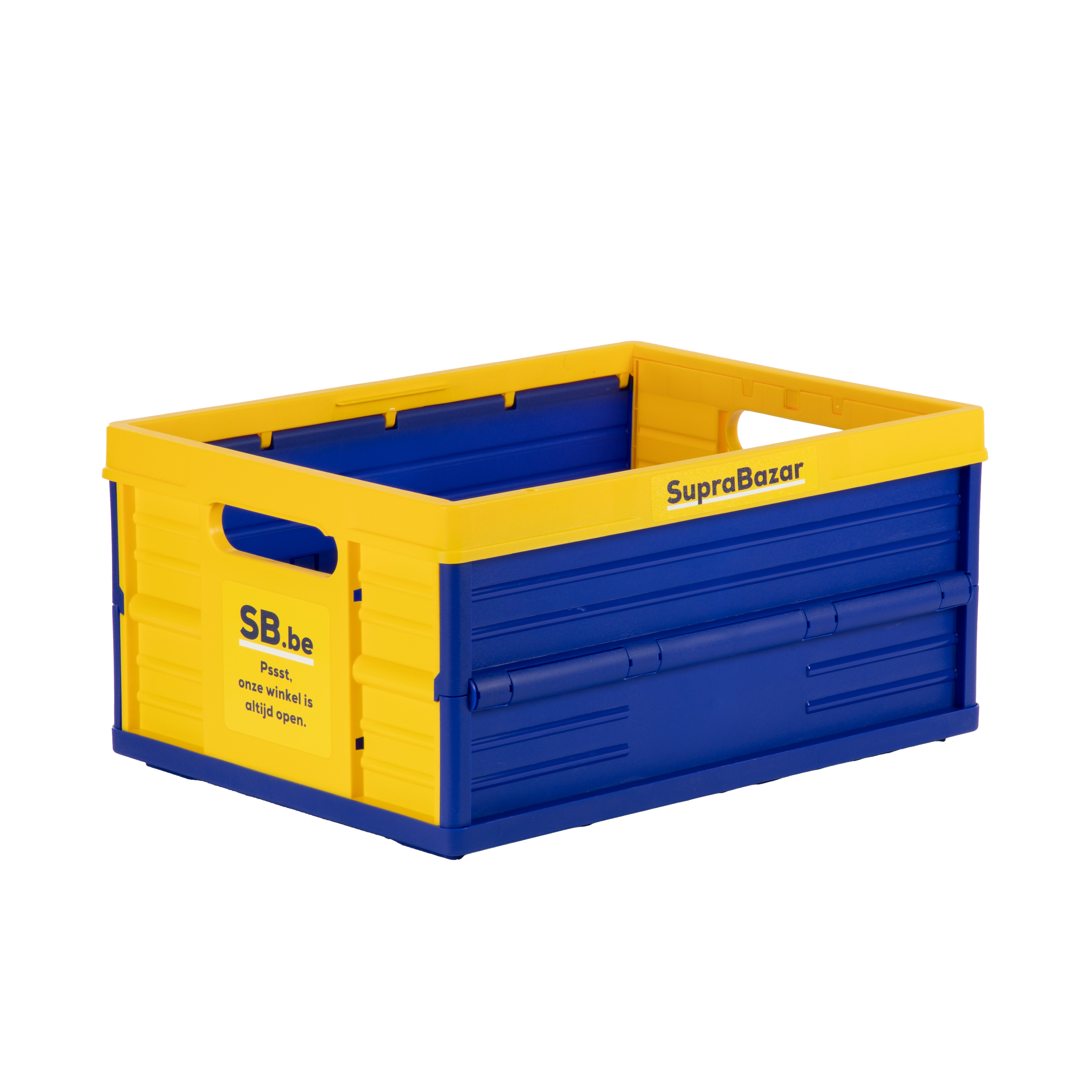 Supra Bazar Plooibox Evo 32l - 49x36x24 cm - Blauw-Geel - tot 30kg