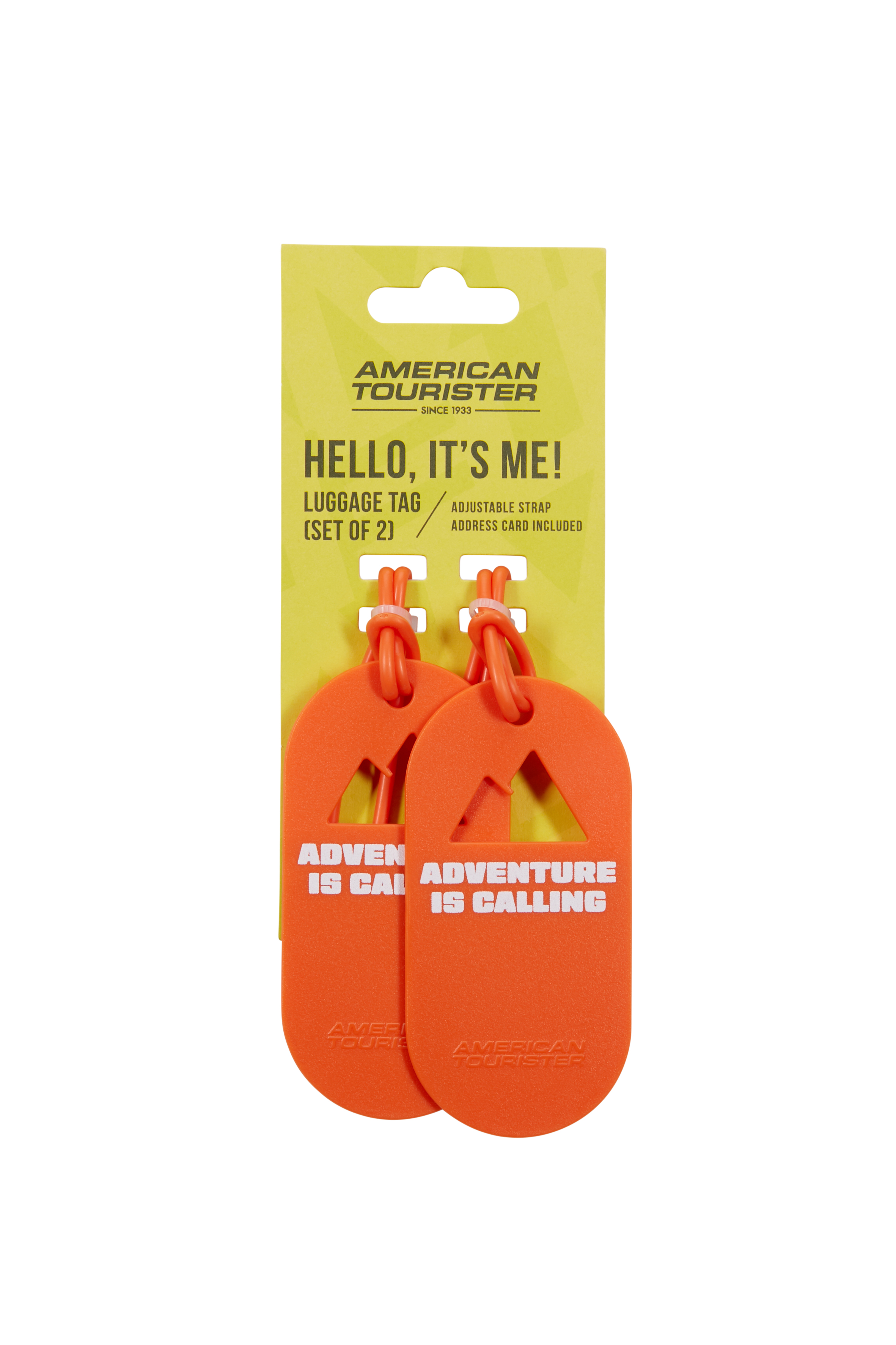 American Tourister Bagagelabel Fun Adventure Is Calling 5.5x8 cm