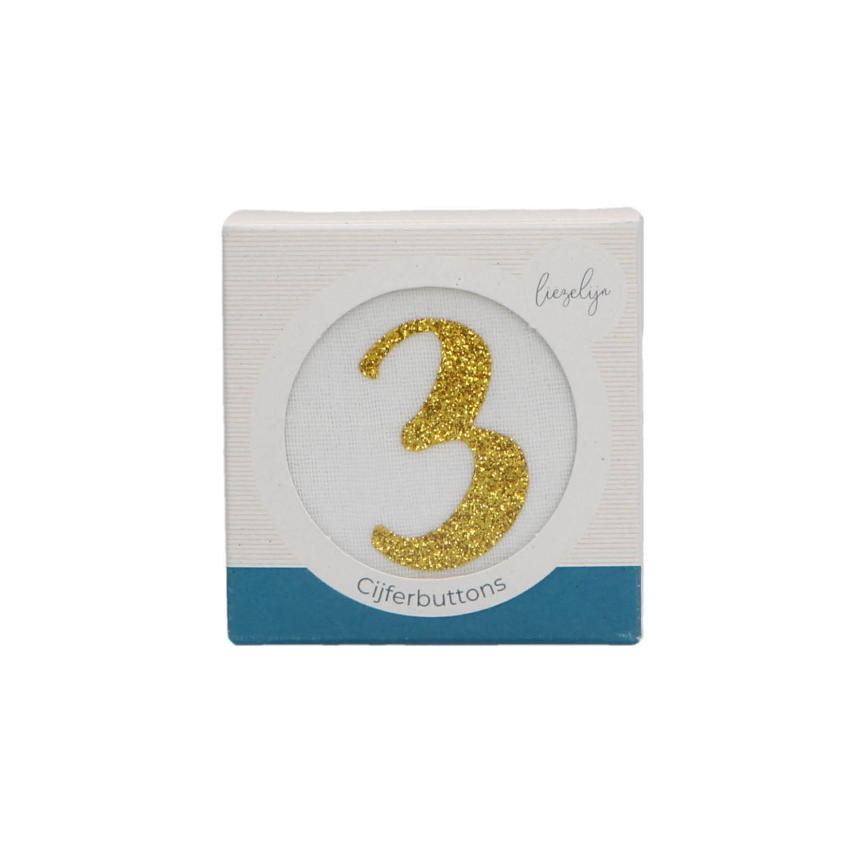 Cijferbuttons - Goud - 3-4-5-6 Safe Button