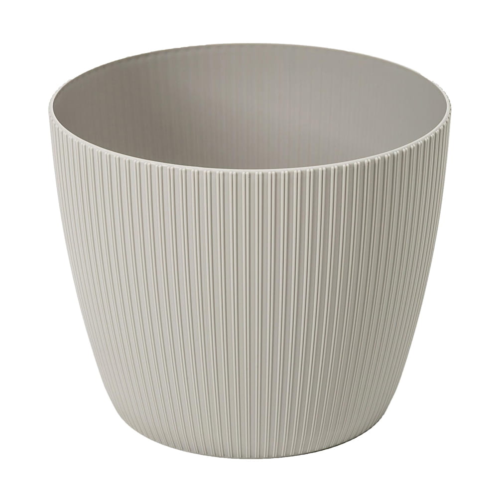 Bloempot Taupe Leana Jumper d25.5 x h21 cm