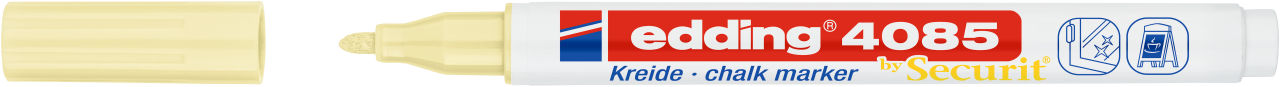 Edding Krijtmarker e-4085 1-2 mm Pastel Geel - 135 - Ronde Punt