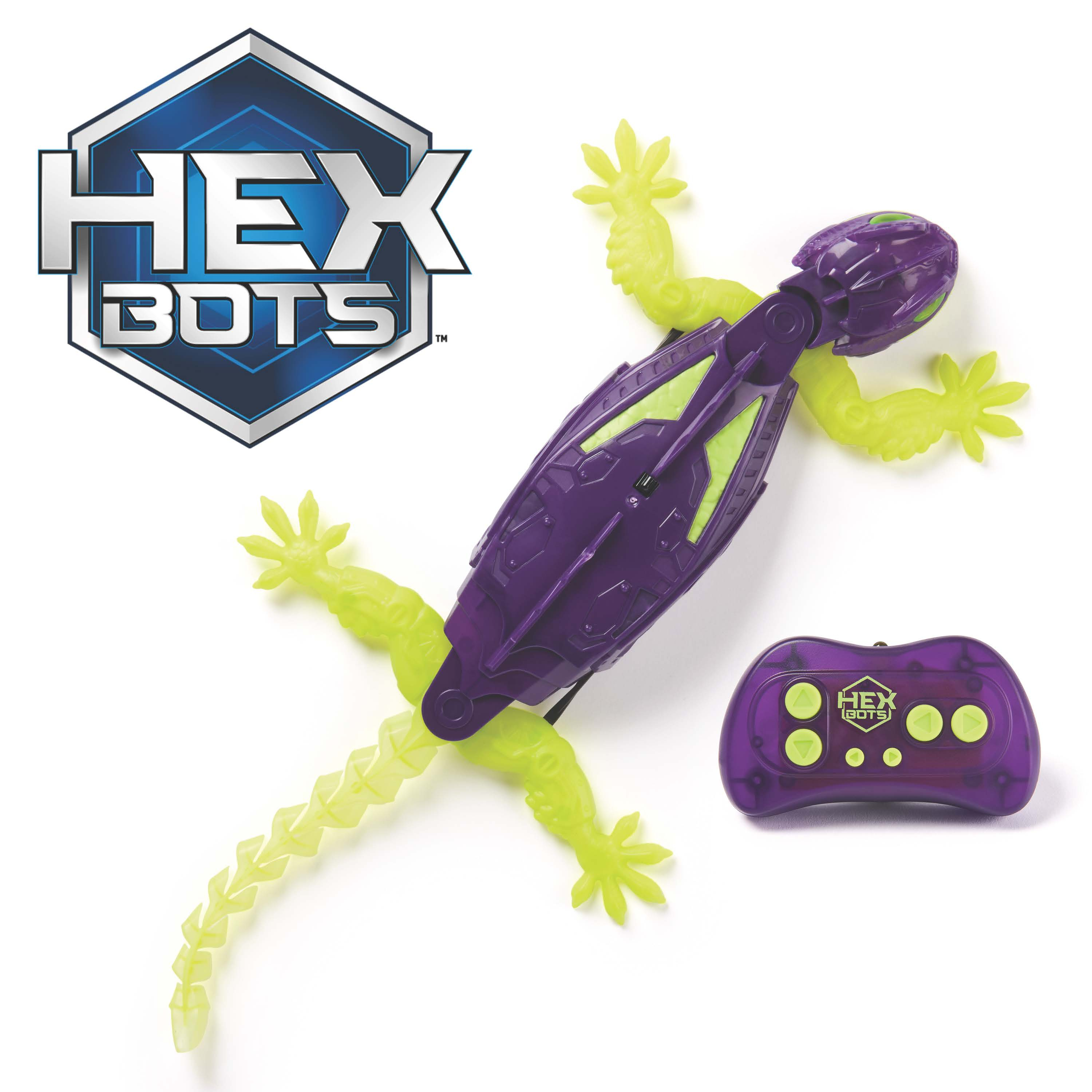 HexBots - Gecko Wall Crawler Glow in the dark - RC Gekko die op de muur kruipt