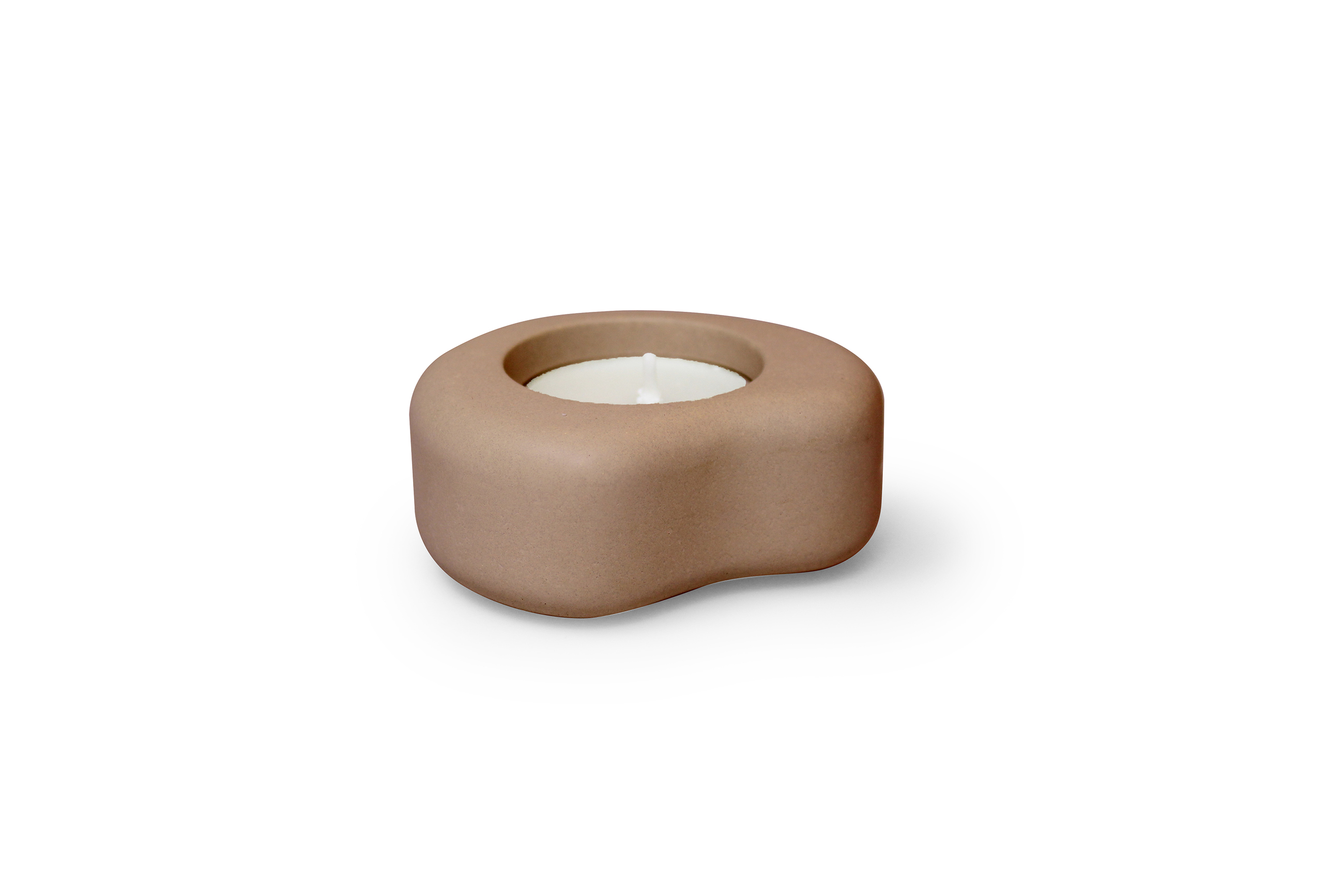 Atelier Pierre Theelichthouder Fondant Mocha S - 7.3x6.2x3.2 cm