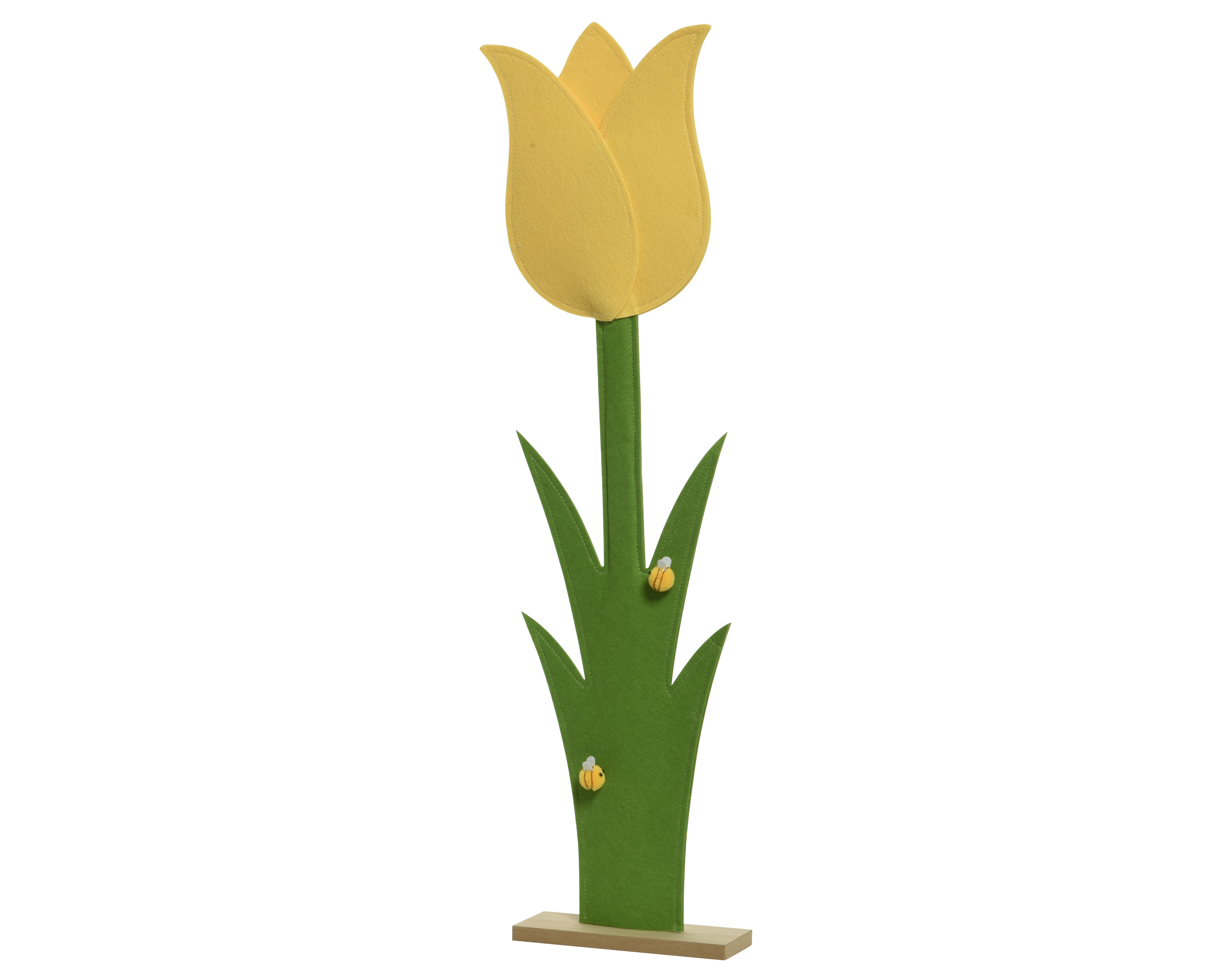 Bloem met Insect Geel 8x23x92 cm