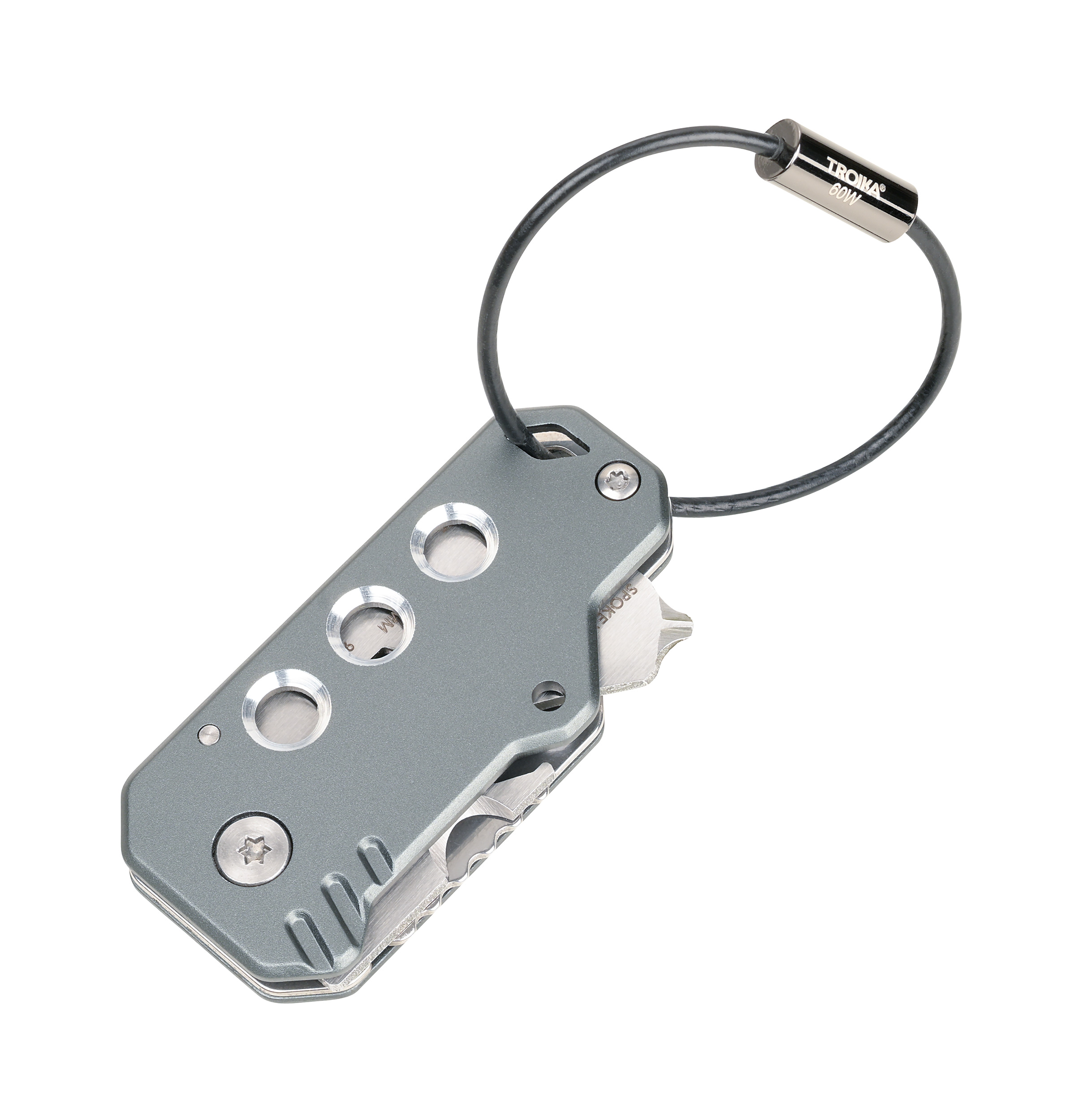 Troika Keytool Sleutelhanger 11 Functies Zilver