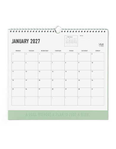 Letts Kalender 2027 Conscious Sage 30x27 cm