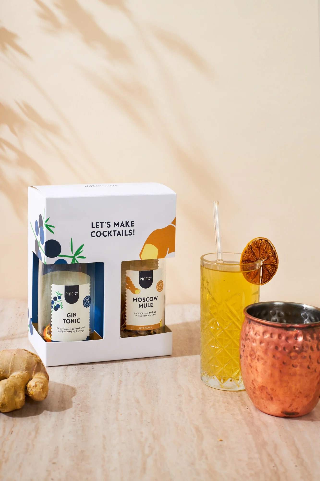 Pineut Cocktail Set Gin Tonic & Moscow Mule Bio