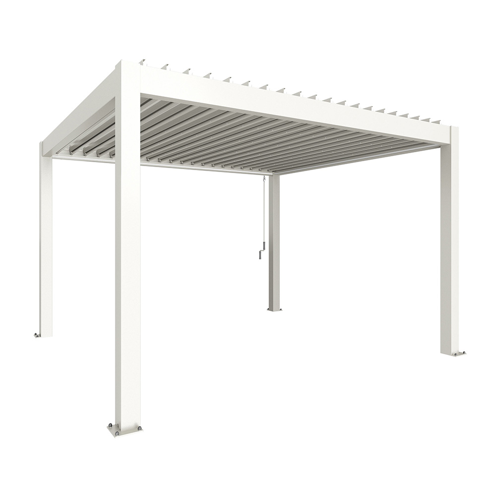 Biohort Pergola Metaal 4x3.5 m Wit