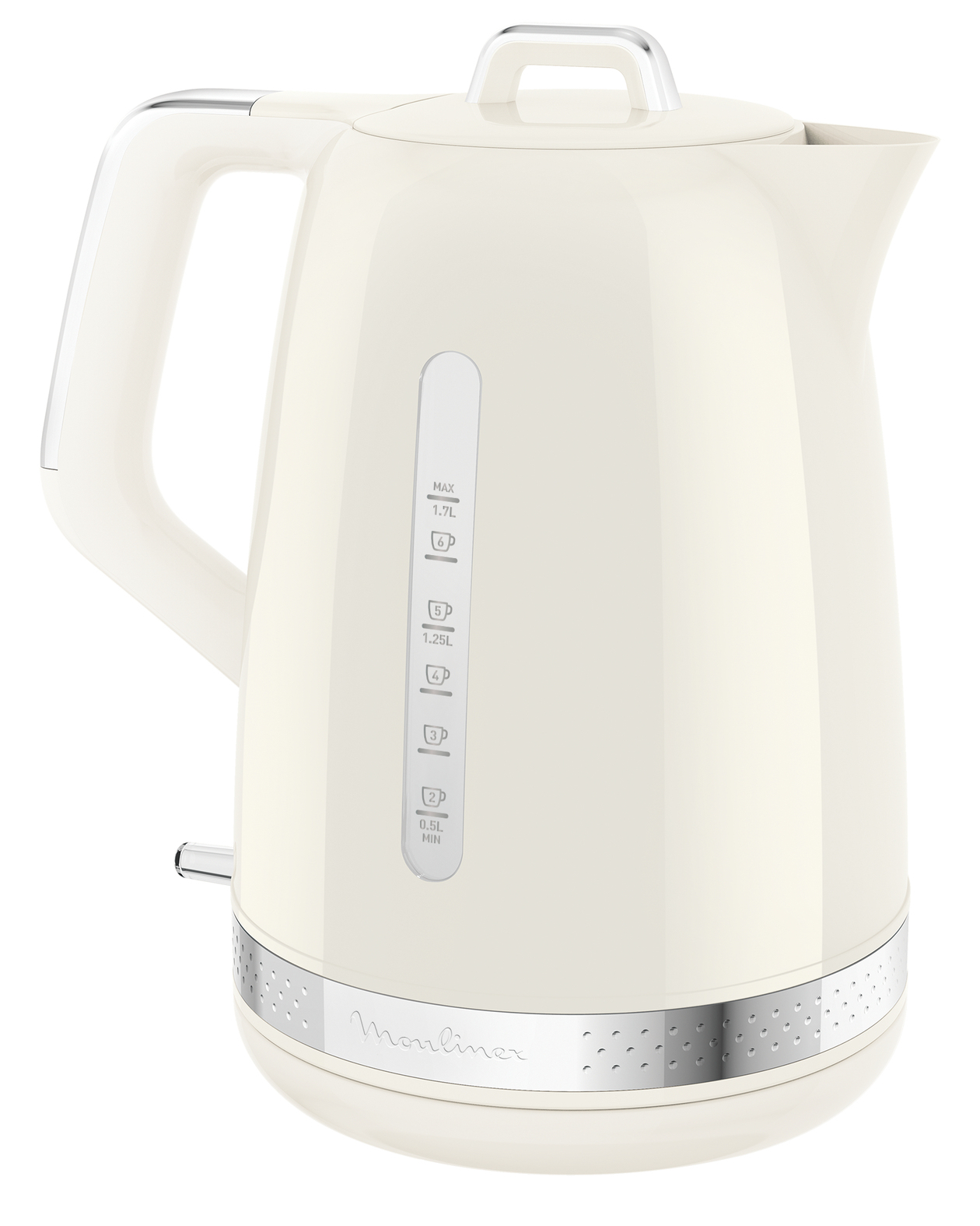 Moulinex Waterkoker BY320A Solei Ivoor 1.7 Liter, 2400 Watt